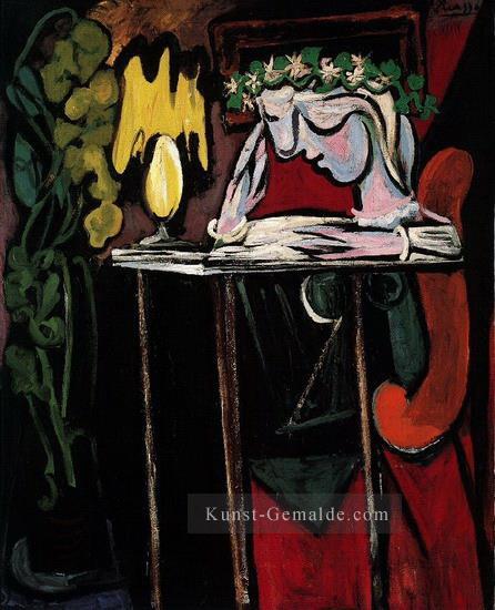 Frau ecrivant Marie Therese Walter 1934 kubist Pablo Picasso Ölgemälde